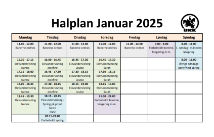 Halplan Marts 2024